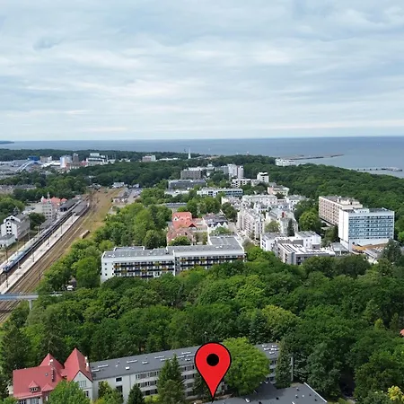 Al-dom Roza 101, 300 M Od Morza W Dzielnicy Uzdrowiskowej Appartamento Kołobrzeg