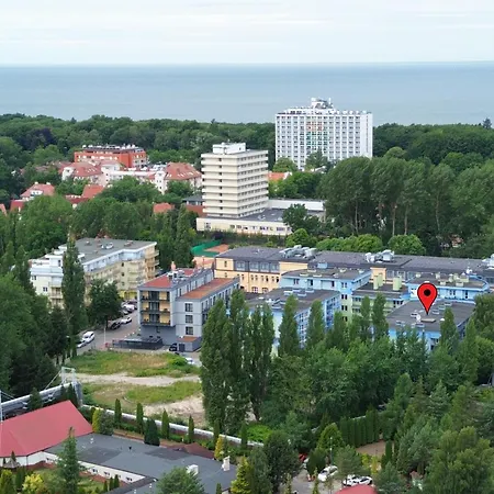 Appartement Al-dom Roza 101, 300 M Od Morza W Dzielnicy Uzdrowiskowej Kołobrzeg